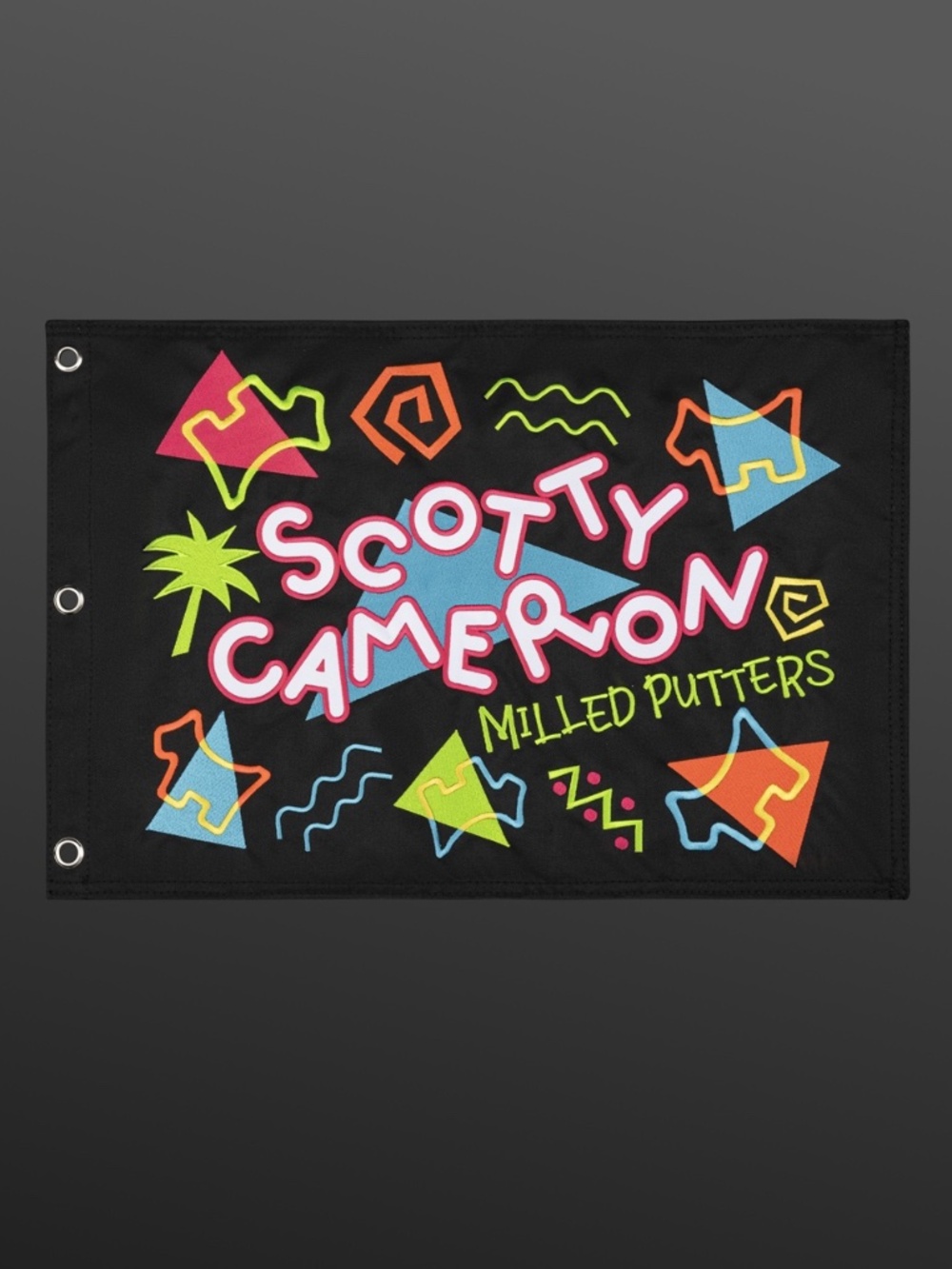 Scotty Cameron NEW 2026 Gallery DANCING DOG DAYS PIN FLAG “Black/NEON” Sold Out